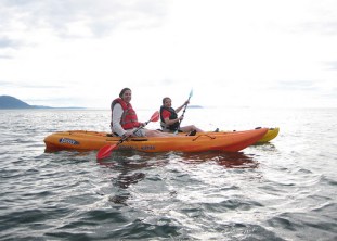 Jennifer Pasinosky, Angela Hylland, Angela Taylor, kayaking, Lummi island
