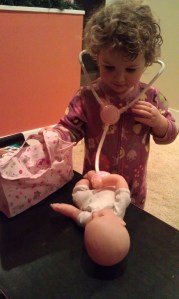 Day 1 of the 8 days of grandparent gifts: doctor kit.