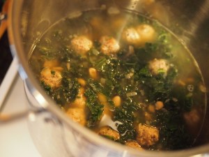 Kale-Meatball-Bean-Soup